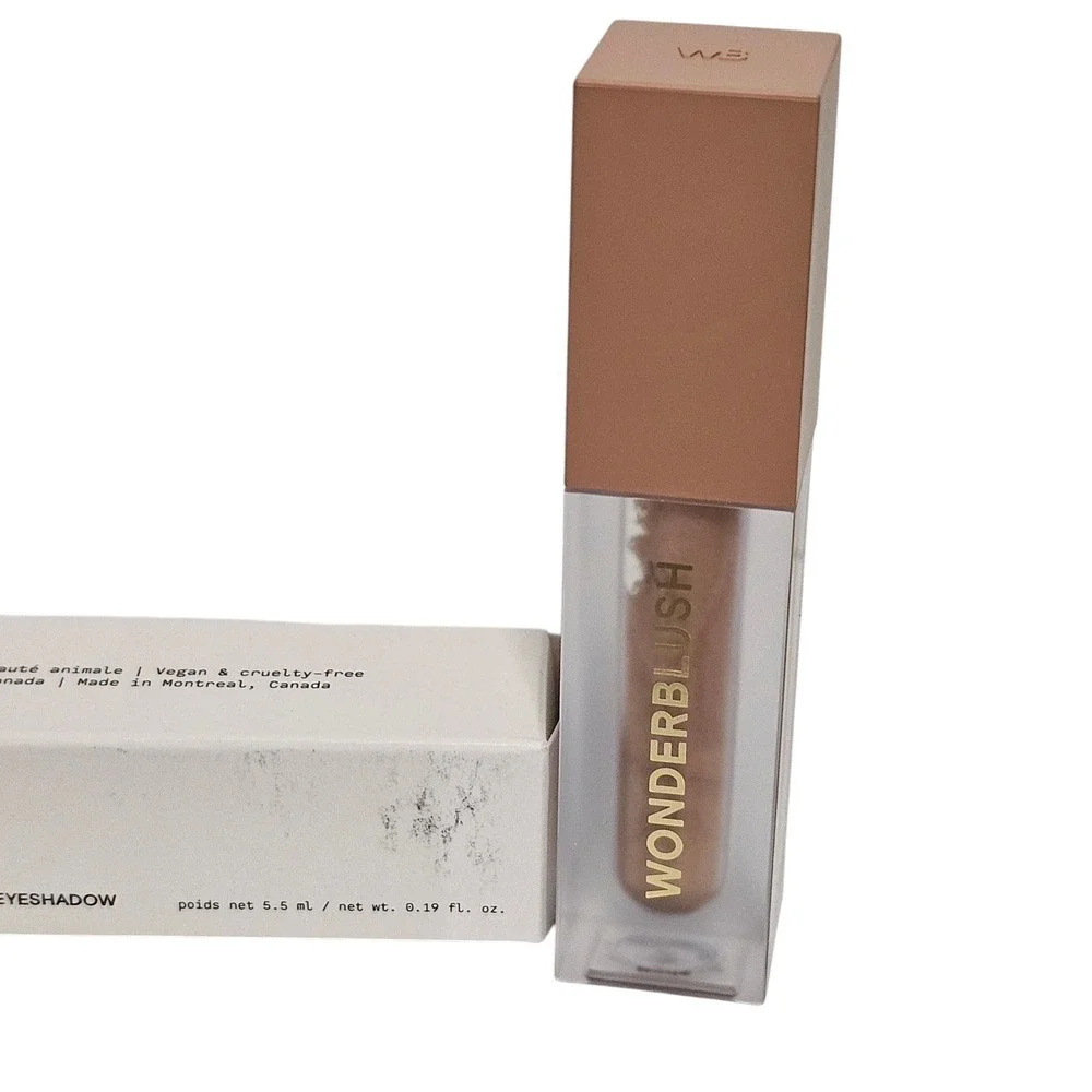WONDERBLUSH La Lumiere Liquid Eyeshadow PERLE Pearl Full Size New Vegan